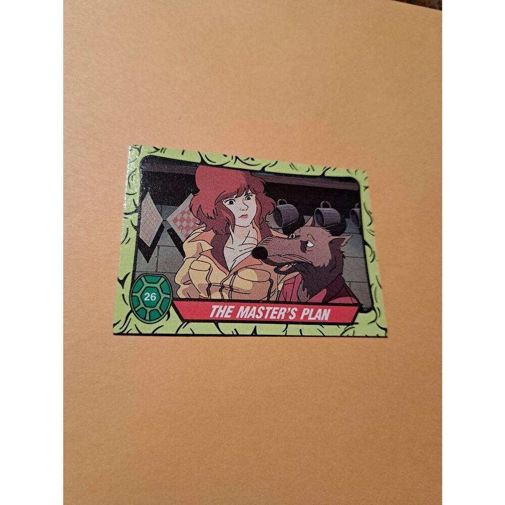 1989 Topps TMNT The Masters Plan Trading Card 26 Teenage Mutant Ninja Turtles